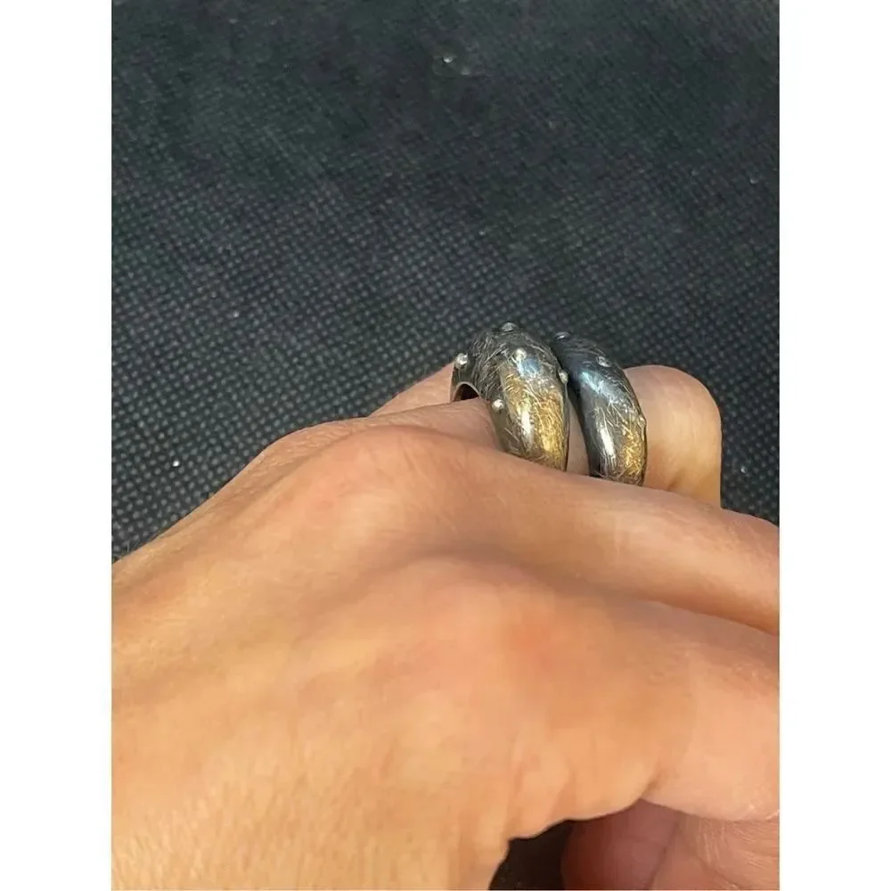 Solid Sterling Silver Avant Garde Ring